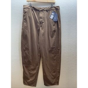 Universal‎ Thread Womens High-Rise Curved Leg Chino Pants 91008177 Tan Brown 14